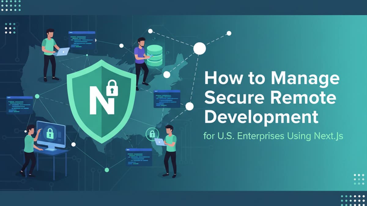 How to Manage Secure Remote Development for U.S. Enterprises Using Next.js