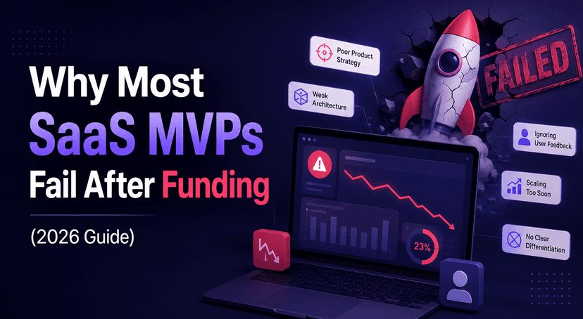 Why Most SaaS MVPs Fail After Funding (2026 Guide)