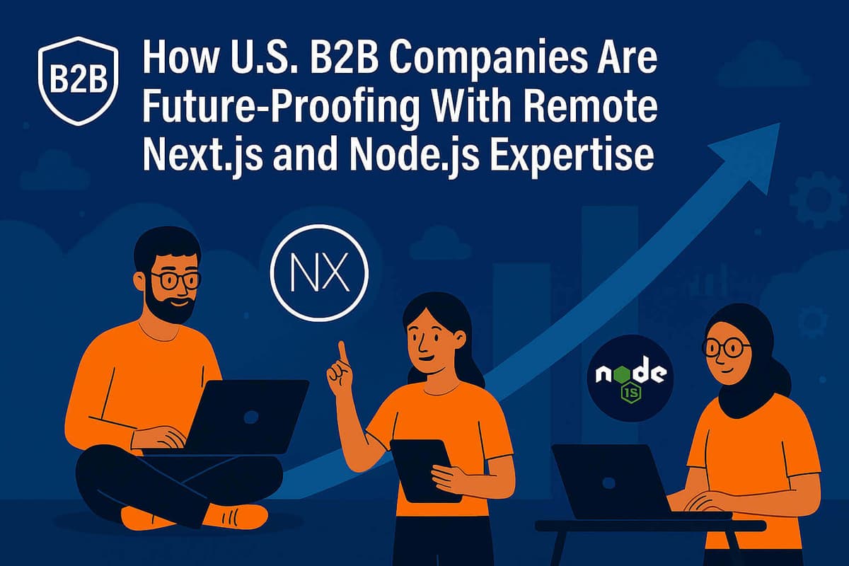 How U.S. B2B Companies Are Future-Proofing With Remote Next.js and Node.js Expertise