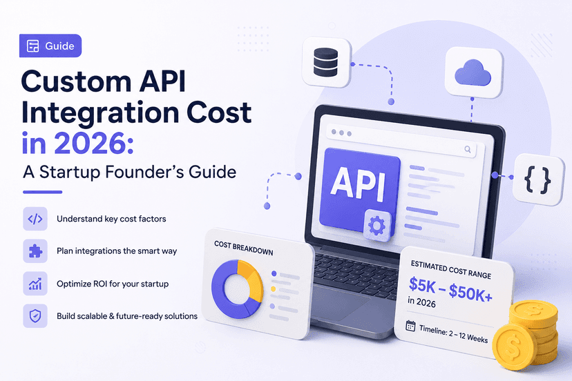 Custom API Integration Cost in 2026: A Startup Founder’s Guide