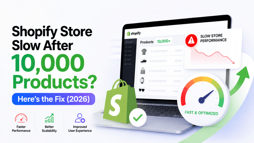 Why Shopify Stores Slow Down After 10,000 Products (2026 Fix)