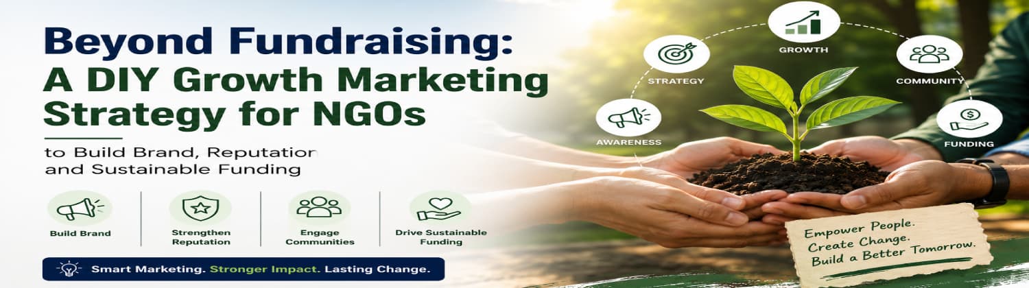 Beyond Fundraising: A DIY Growth Marketing Strategy for NGOs to Build Brand, Reputation and Sustainable Funding