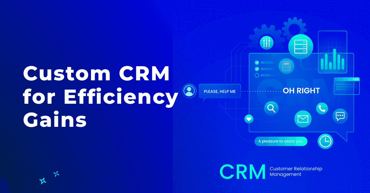Streamlining Operations: Custom CRM for Efficiency Gains 