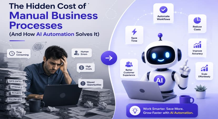 The Hidden Cost of Manual Business Processes (And How AI Automation Solves It)