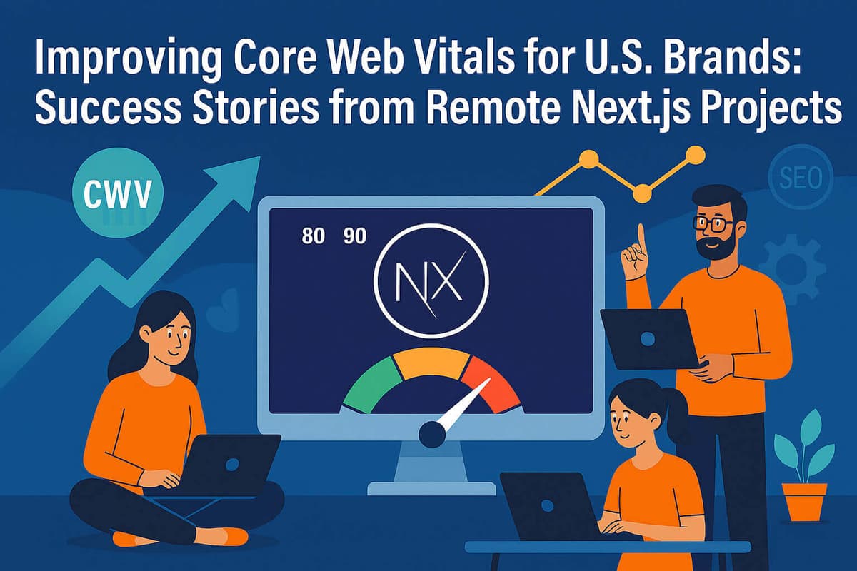 Improving Core Web Vitals for U.S. Brands: Success Stories from Remote Next.js Projects