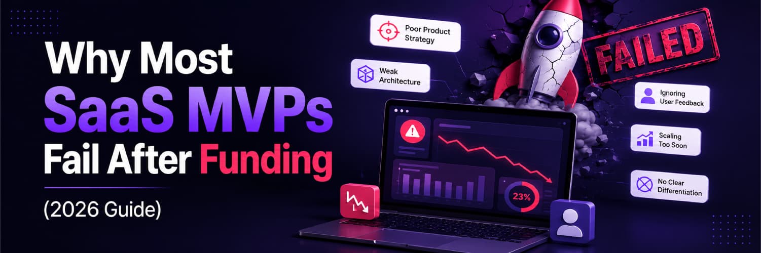 Why Most SaaS MVPs Fail After Funding (2026 Guide)