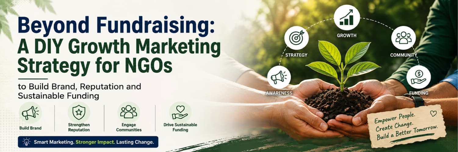 Beyond Fundraising: A DIY Growth Marketing Strategy for NGOs to Build Brand, Reputation and Sustainable Funding