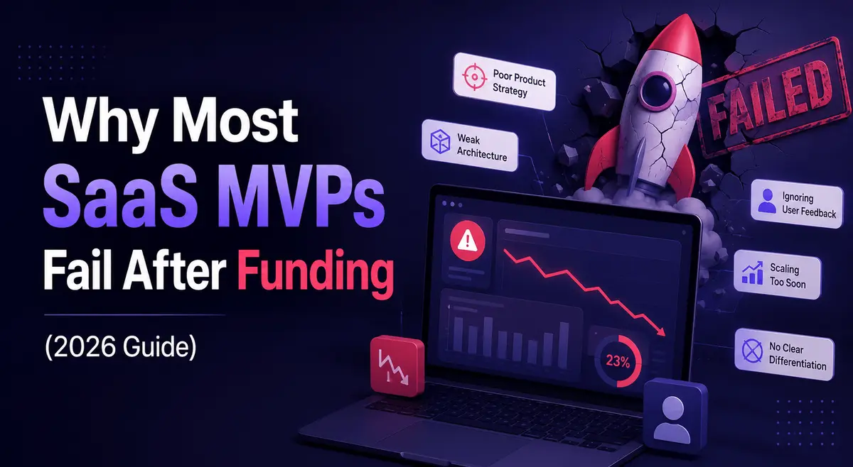 Why Most SaaS MVPs Fail After Funding (2026 Guide)